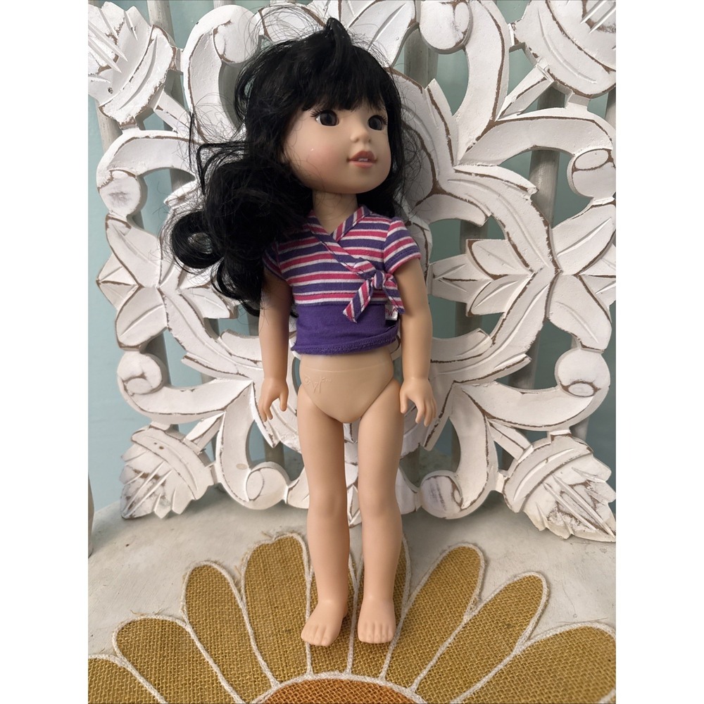 American Girl‎ Wellie Wisher Doll EMERSON Black Hair Brown Eyes 14"